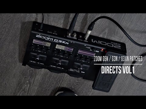 Zoom G11/ G6 / G5n / G3Xn / G3n Patches | Directs vol1 | Live Performance Playthrough