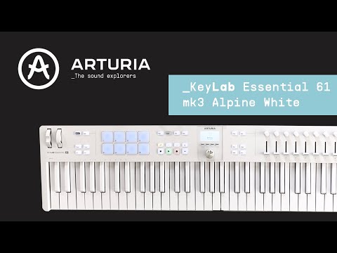 UNBOXING | ARTURIA KEYLAB ESSENTIAL MK3 - [ALPINE WHITE]