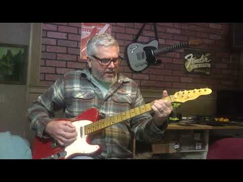 Tele style guitar, Seymour Duncan STR-1 Vintage & STL-1 Vintage 54 pickups by Nate's Relic Guitars