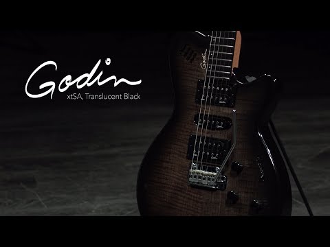 Godin xtSA, Translucent Black | Gear4music demo