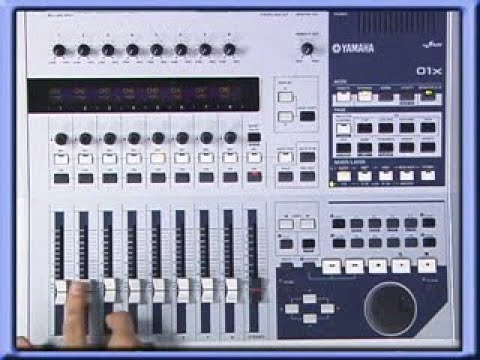 Yamaha 01x professional digital mixer and audio interface demonstration video