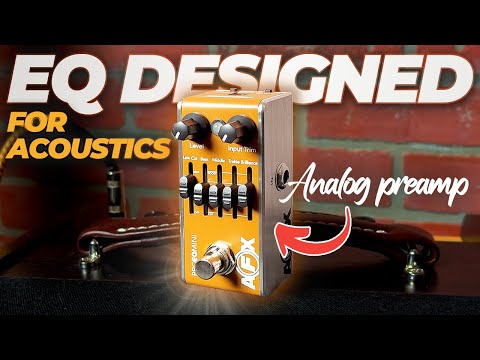 The Fishman AFX PRO MINI EQ | Designed for acoustic guitar!