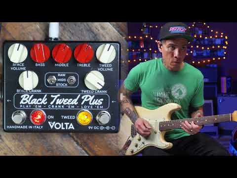 Volta Black Tweed Plus dual overdrive pedal