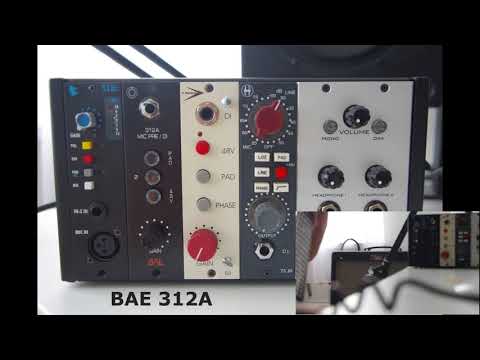 500 series preamps shootout A-Designs P1, BAE 312A, API 512C, HA 73JR