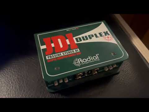 Radial JDI Duplex mk4 Stereo Direct Box Review, Very linear response