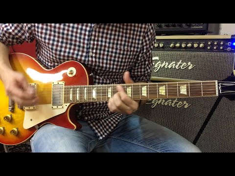 Seymour Duncan Antiquity Humbuckers in Gibson Les Paul 1958 Reissue - overdrive