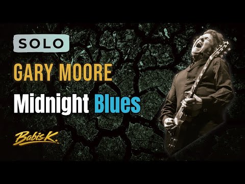 Gary Moore - Midnight Blues (guitar solo cover)