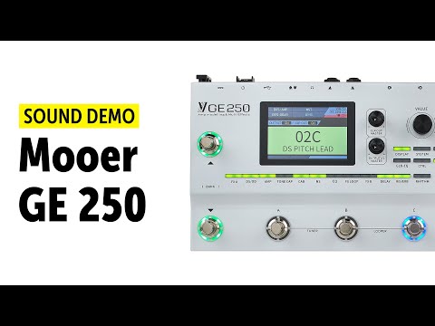 Mooer GE 250 - Sound Demo (no talking)