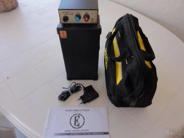 Eden Microtour Mini Bass Combo Amp & Eden ADPT-70001 15V 400mA MicroTour Power Supply