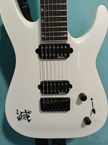 Jackson JS32-7 Dinky DKA AH White Guitar