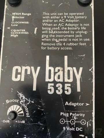Dunlop cry baby 535 wah (Μείωση Τιμής)