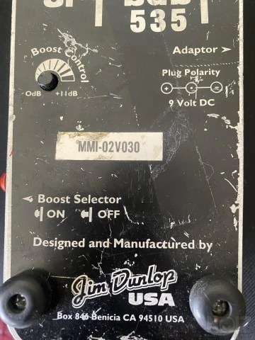 Dunlop cry baby 535 wah (Μείωση Τιμής)