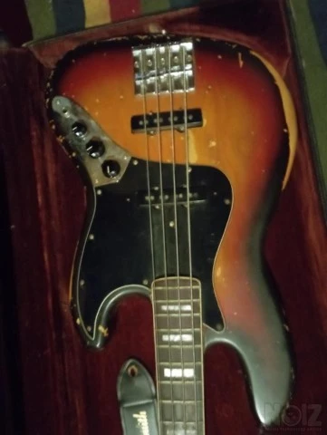 Fender jazzbass sunburst  1978