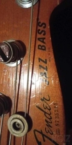 Fender jazzbass sunburst  1978