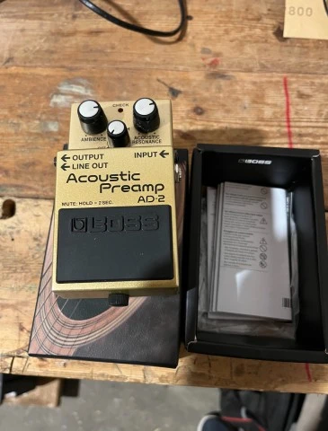 boss Ad acoustic preamp