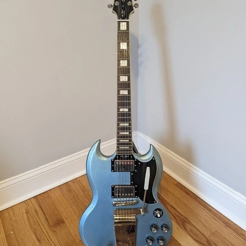 Epiphone SG Custom Maestro Vibrola TV Pe