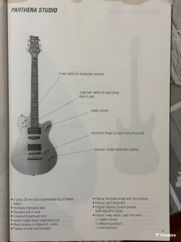 Framus Panthera Studio Pro μεταχειρισμέν