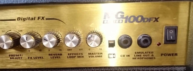 MARSHALL MG 100DFX (ενισχυτής κιθάρας 100 watt)+ πετάλι