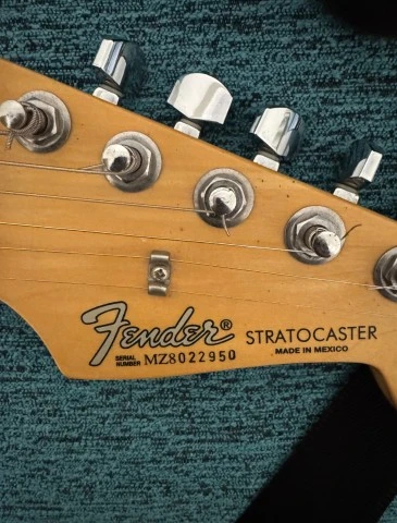 Fender Stratocaster black maple 2008