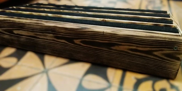 PEDALBOARD WOOD CUSTOM 80cm x 40cm +ΘΗΚΗ