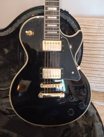 EPIPHONE CUSTOM BLACK BEAUTY 2022+σκληρη