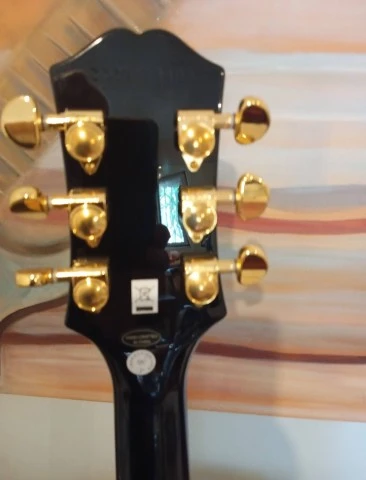 EPIPHONE CUSTOM BLACK BEAUTY 2022+σκληρη