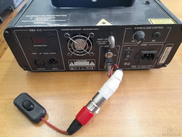 laser showtec galactic rgy-110