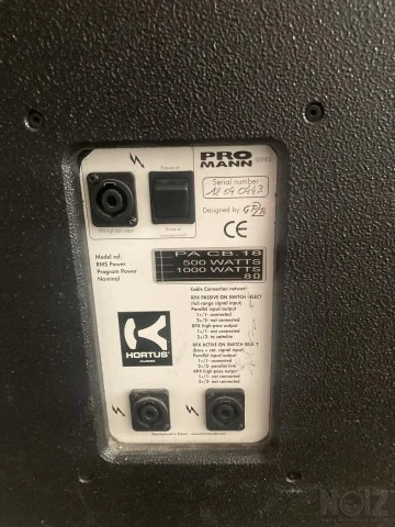 2 sub woofer 18