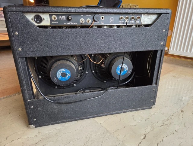 FENDER TWIN REVERB 1968 BLACK FACE CIRCU