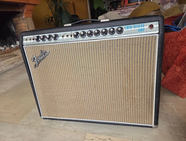 FENDER TWIN REVERB 1968 BLACK FACE CIRCU