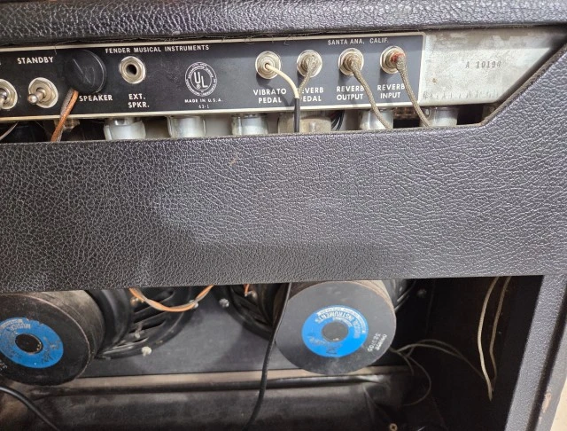 FENDER TWIN REVERB 1968 BLACK FACE CIRCU