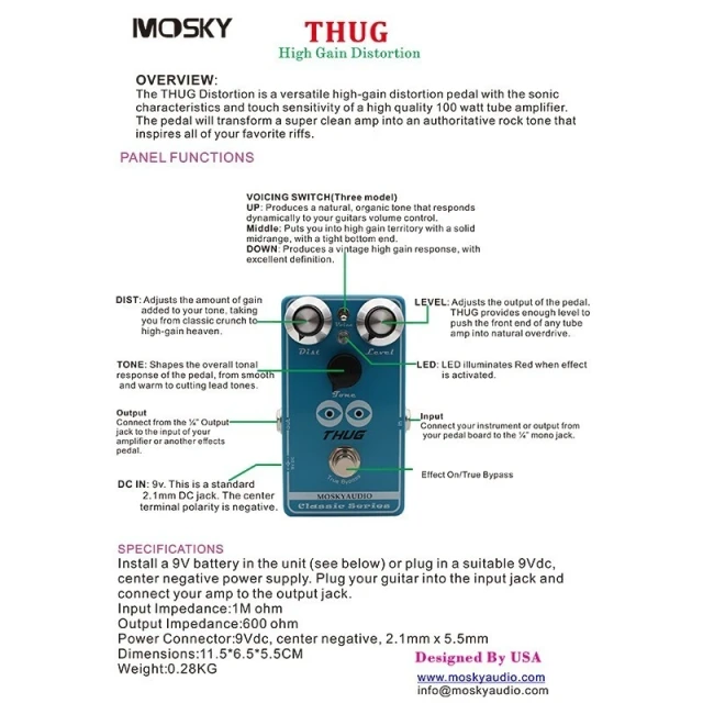 Mosky Thug (Suhr Riot clone)