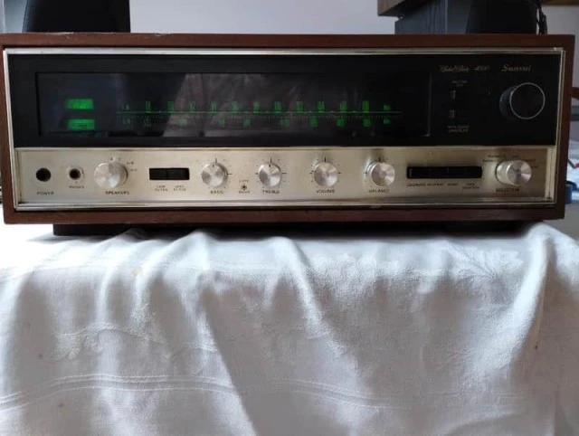 VINTAGE ΡΑΔΙΟΕΝΙΣΧΥΤΗΣ SANSUI 4000 SOLID
