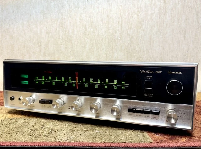 VINTAGE ΡΑΔΙΟΕΝΙΣΧΥΤΗΣ SANSUI 4000 SOLID