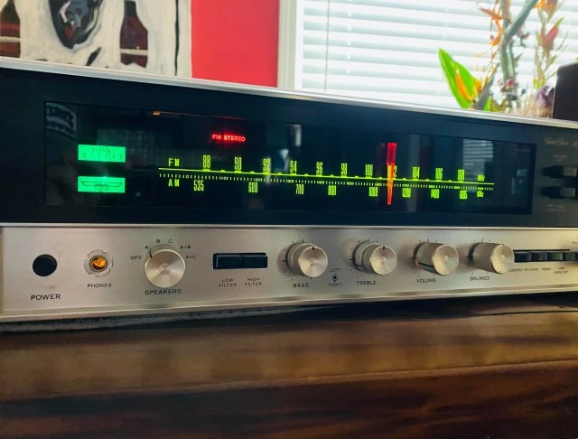 VINTAGE ΡΑΔΙΟΕΝΙΣΧΥΤΗΣ SANSUI 4000 SOLID