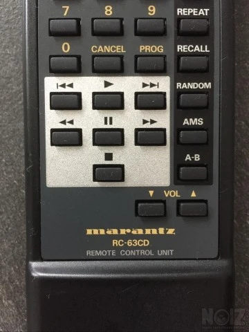 ORIGINAL REMOTE CONTROL MARANTZ RC - 63 
