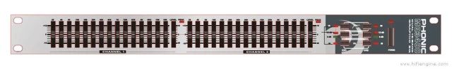 PHONIC MQ - 3400 DUAL 15 BAND GRAPHIC EQ