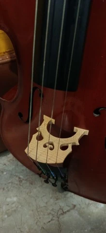 Cello Τσέλο 1/2 με θήκη, δοξάρι και χορδ