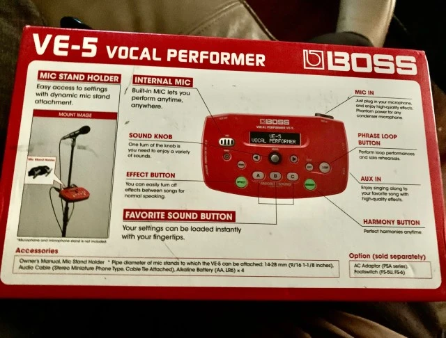 BOSS VE5 vocal performer Effects Εφφε Γι