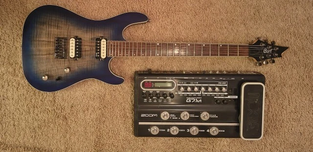 CORT KX300 ELECTRIC GUITAR και Zoom  g7.