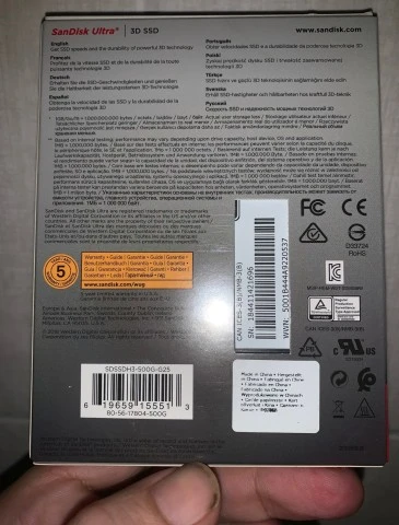 Sandisk Ultra 500GB SSD