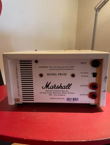 MARSHALL PB100 POWER BRAKE WHITE