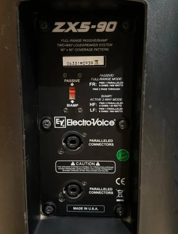 Electro-voice ZX-5 90 600W ζευγάρι
