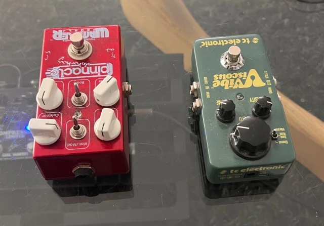 Wampler pinnacle &amp; Tc viscous vibe