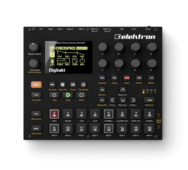 Combo: Elektron Digitakt + Dreadbox Medu