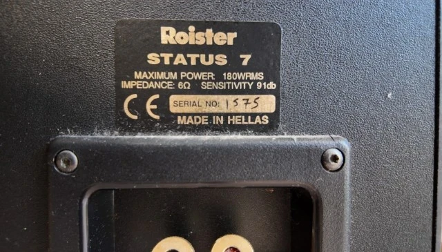 Ζεύγος Ηχείων Δαπέδου Roister Status 7 –