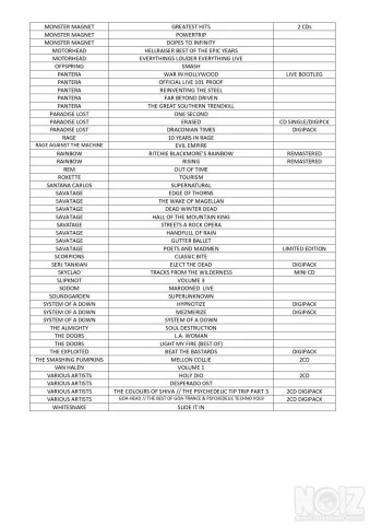ΠΩΛΟΥΝΤΑΙ CD ROCK, METAL, INDIE ETC
