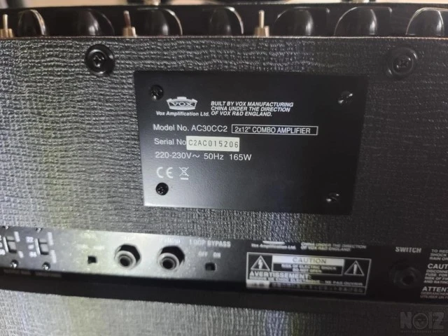 VOX AC30 CC2 2x12 with leather case