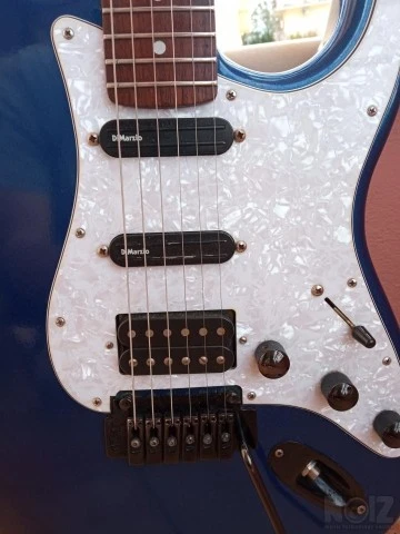 Blue Metallic Pearl Partcaster loaded wi
