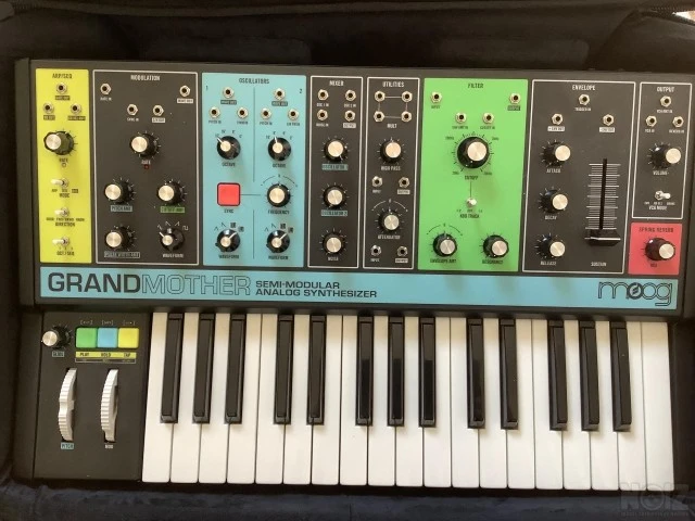 Moog Grandmother + Moog case